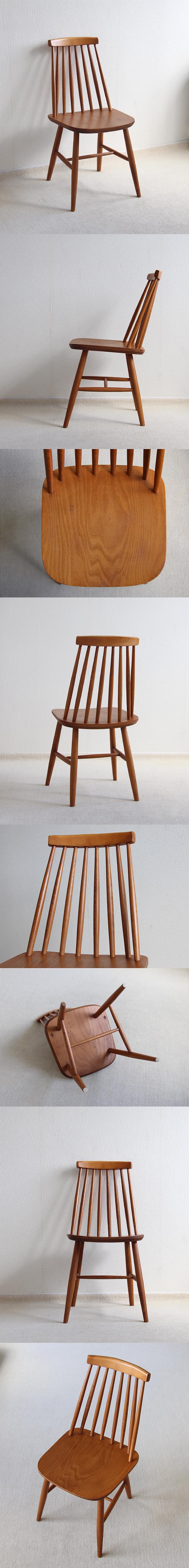 イギリス ヴィンテージ ウィンザーチェア ダイニングチェア 木製椅子 インテリア 店舗什器 ディスプレイ 北欧家具 K-821