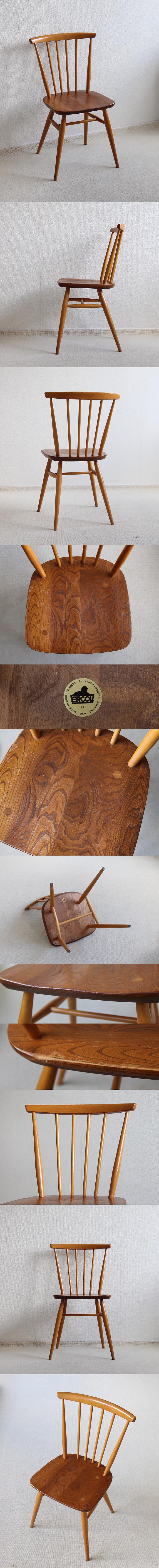 イギリス ヴィンテージ アーコールチェア コムバックチェア 木製椅子 ERCOL インテリア 店舗什器 ディスプレイ 家具 K-822