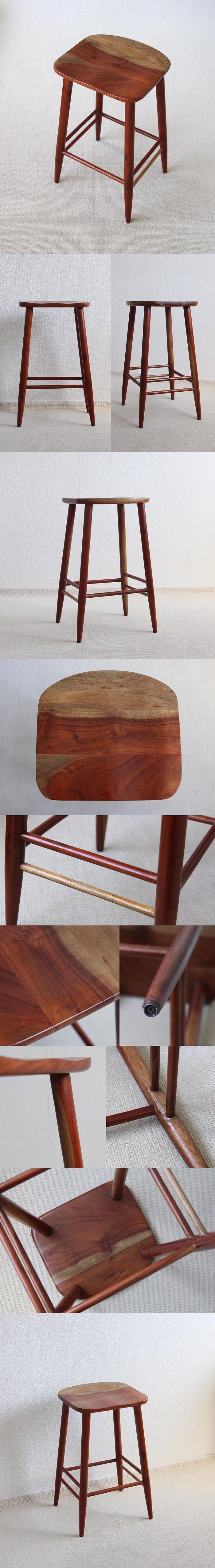 北欧ヴィンテージ ハイスツール キッチンスツール K-832