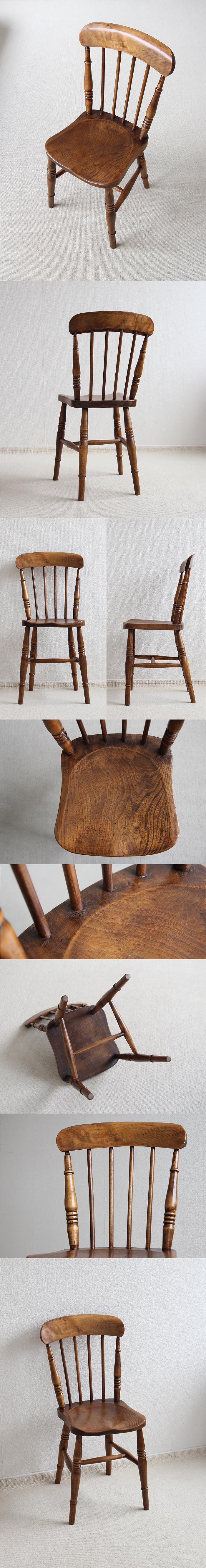 イギリス アンティーク キッチンチェア 古木 木製椅子 家具 インテリア