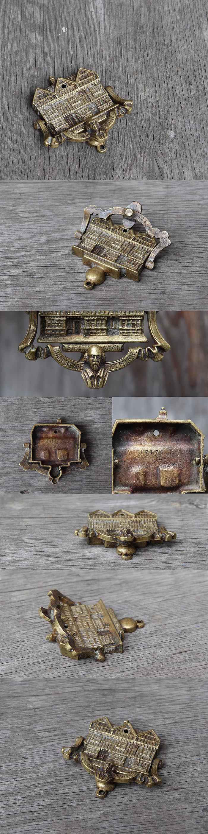 イギリス アンティーク ドアノッカー/真鍮製/ブラス/インテリア雑貨