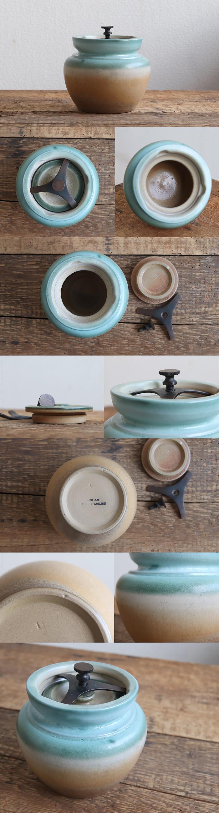 イギリス アンティーク 陶器 タバコジャー/葉巻/シガージャー/保存容器