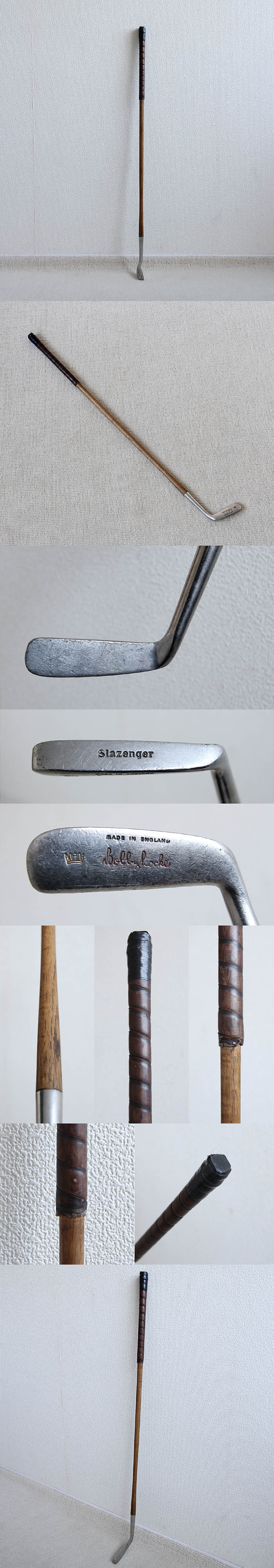 スコットランド アンティーク ゴルフクラブ スラセンジャー ヒッコリー