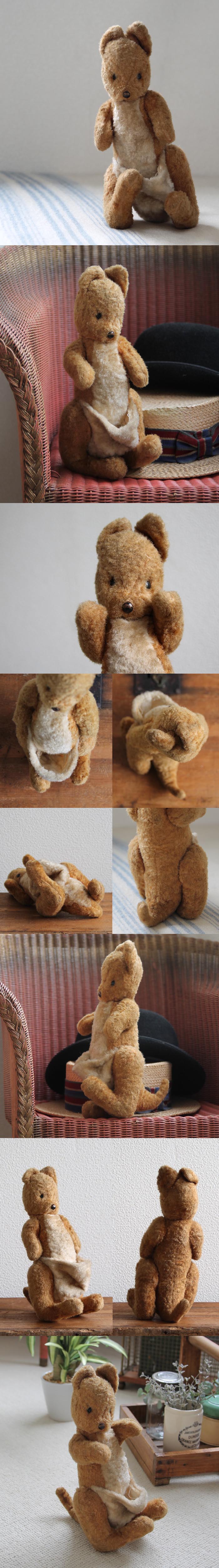 ビンテージ・犬のぬいぐるみ　　イギリス蚤の市 teddy_ant-britishdog